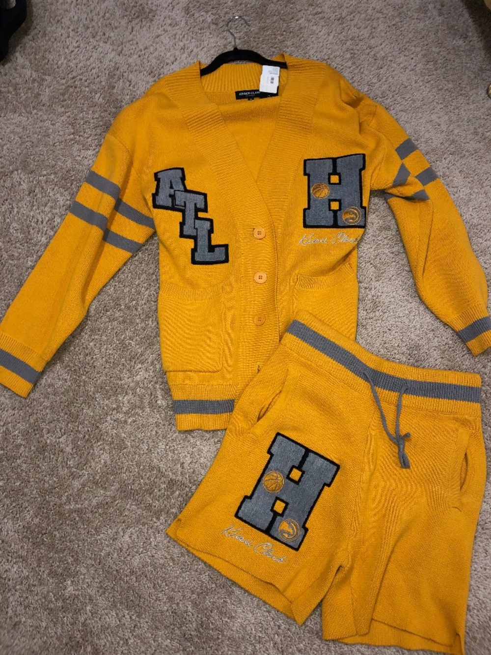 Atl cardigan and shorts
